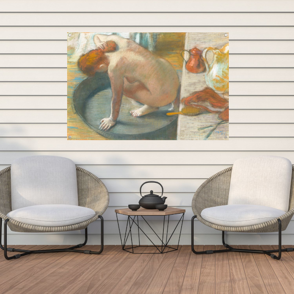 De Badkuip - Edgar Degas tuinposter