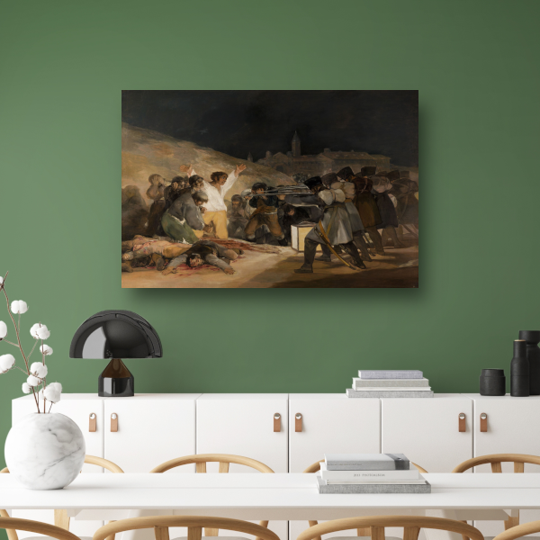 De Derde mei 1808 - Francisco Goya canvas met baklijst