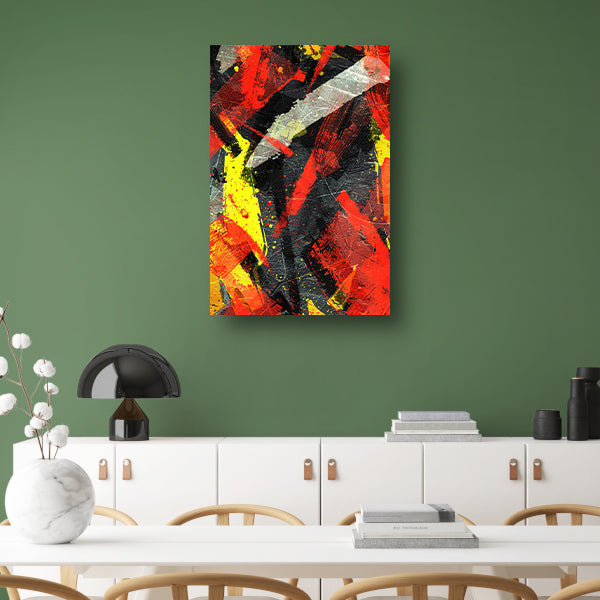 Abstract met Levendige Kleuren poster