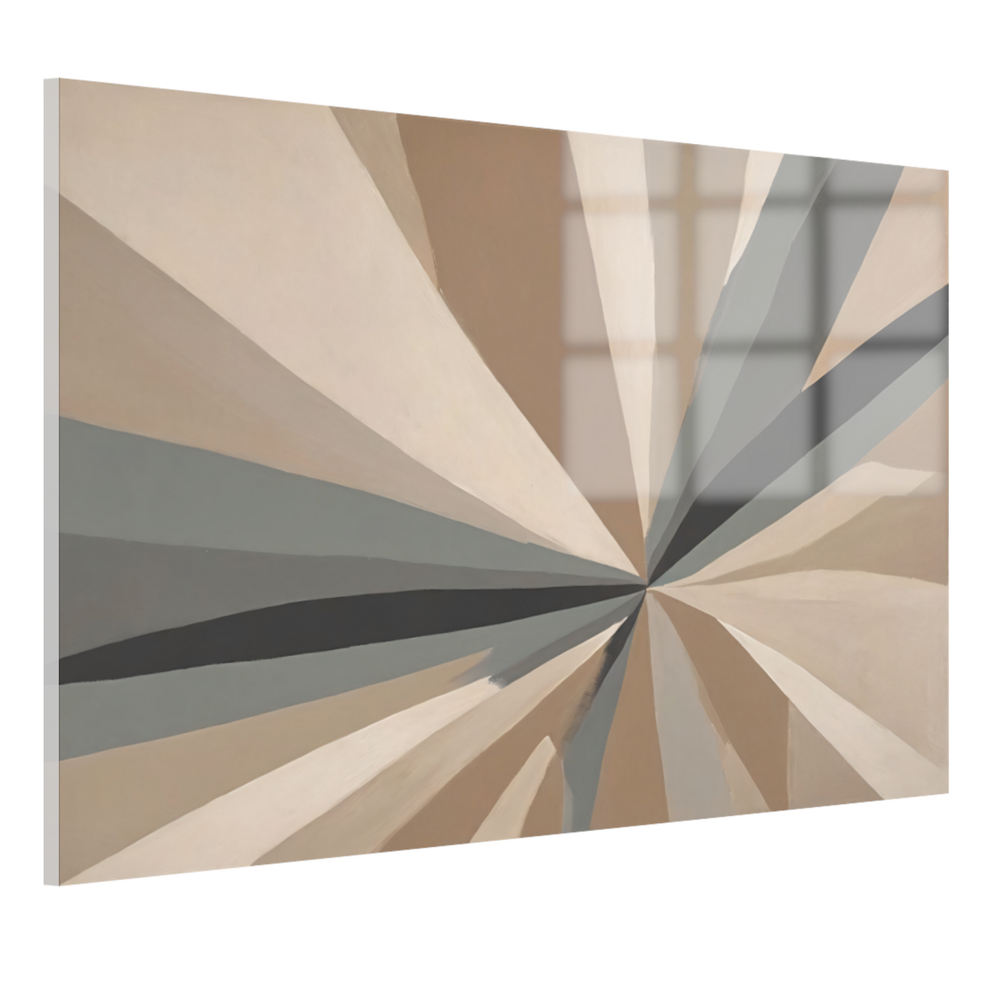 Abstracte Symmetrie in Monochromatische Harmonie acrylglas