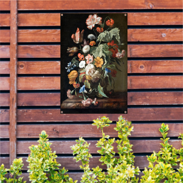 Stilleven met bloemen - Rachel Ruysch tuinposter
