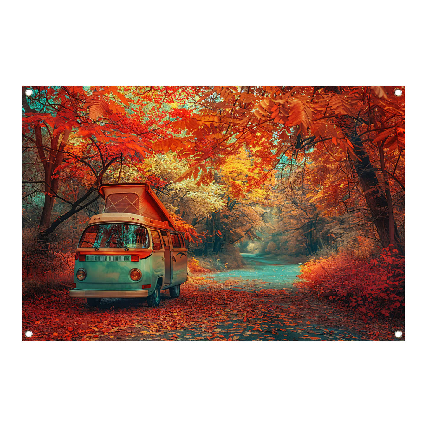 Impressionistisch Landschap Slaapkamer tuinposter