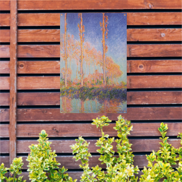 Populieren - Claude Monet tuinposter