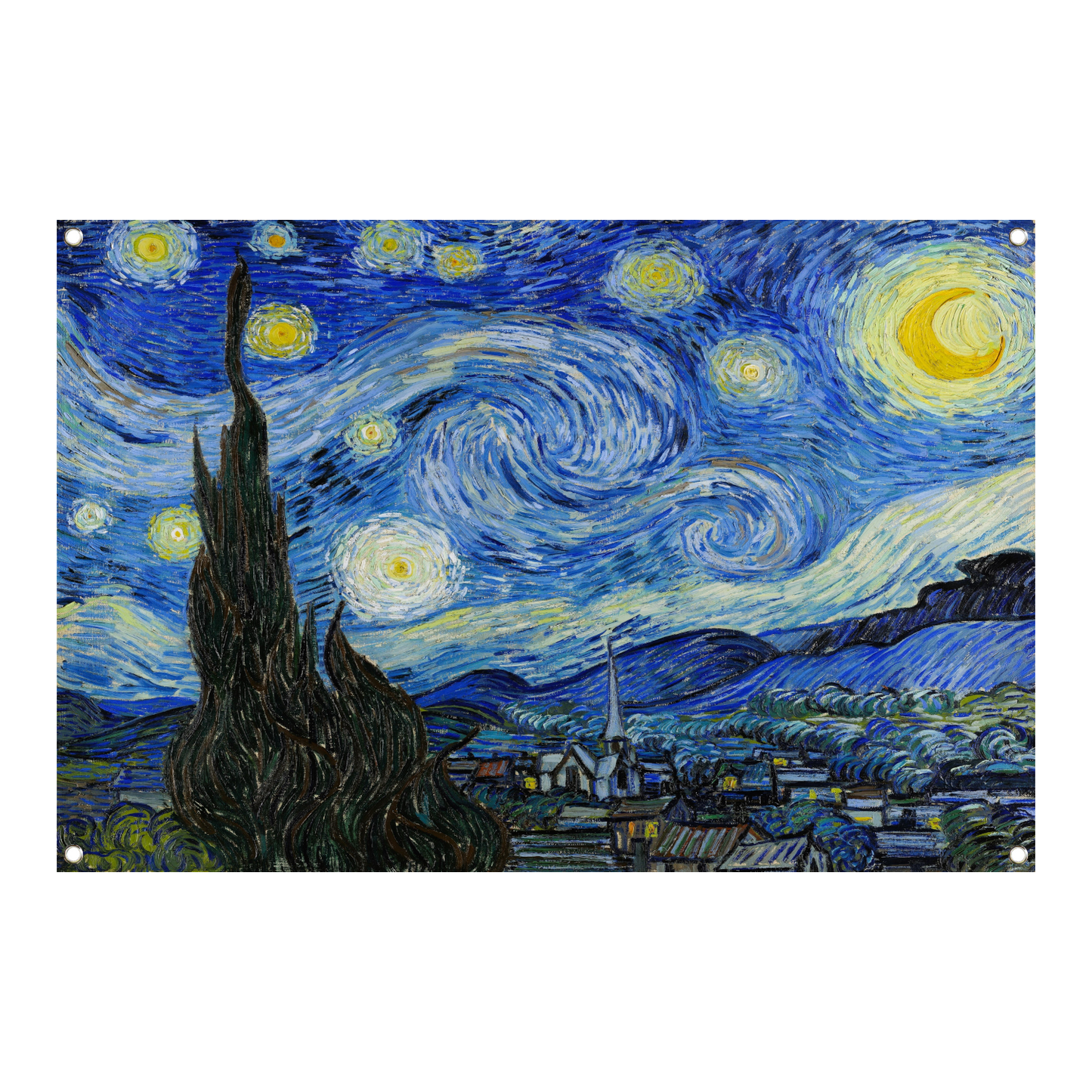 Sterrennacht - Vincent van Gogh tuinposter
