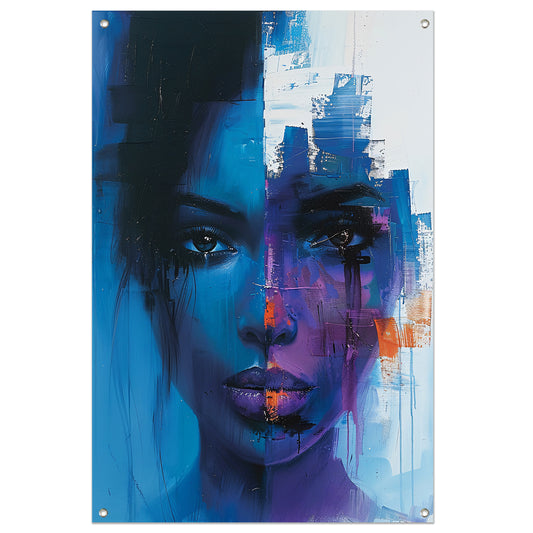 Verborgen Emoties in Abstract Stijl tuinposter