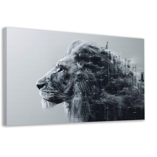 Minimalistisch Lijnen Compositie canvas