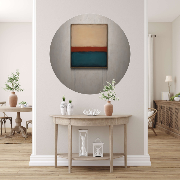 Abstracte Horizonten met Druppelend Effect forex muurcirkel