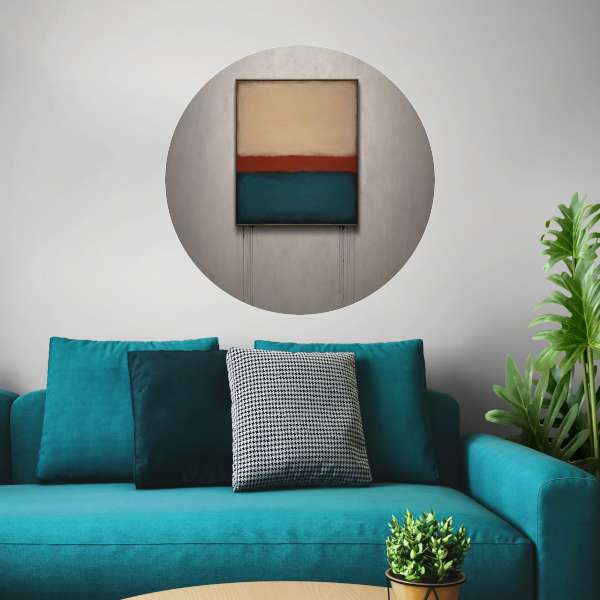 Abstracte Horizonten met Druppelend Effect forex muurcirkel