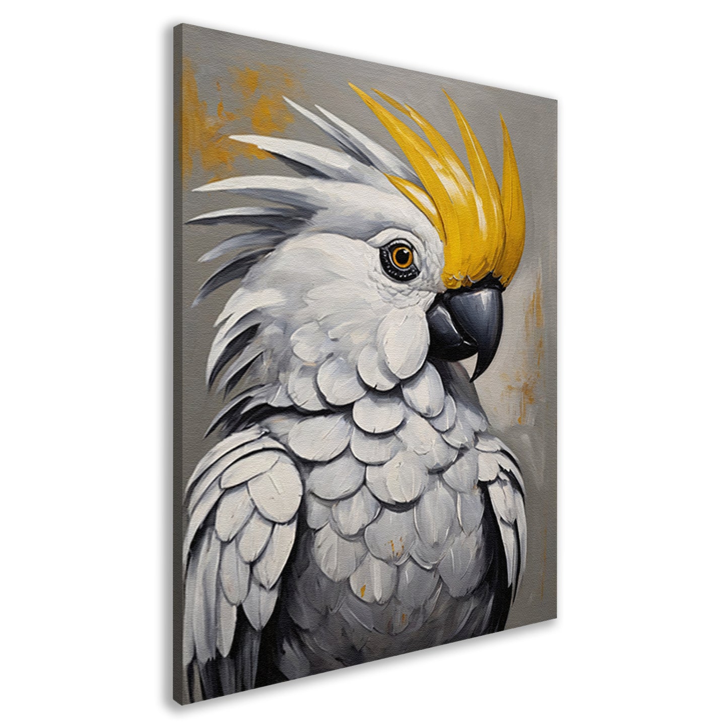 Majestueuze Kaketoepapegaai in Olieverf canvas