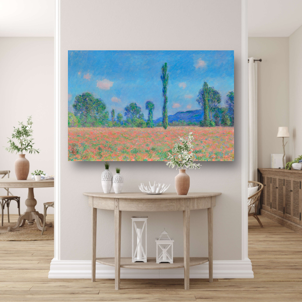 Papaverveld, Giverny - Claude Monet poster