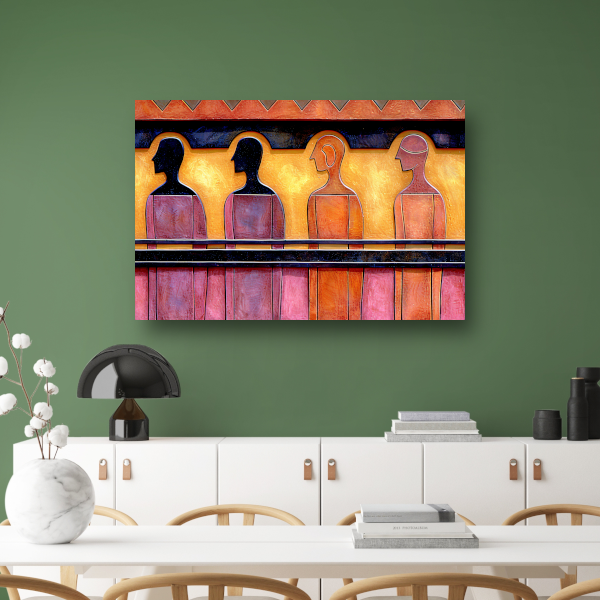 Straatportretten in Zwart-Wit acrylglas