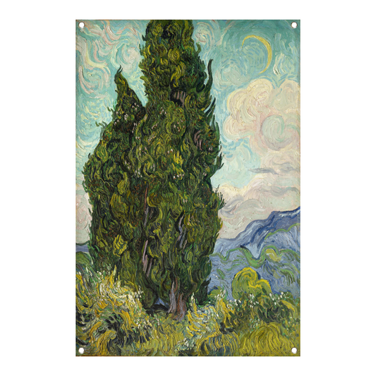 Cypresses - Vincent van Gogh tuinposter