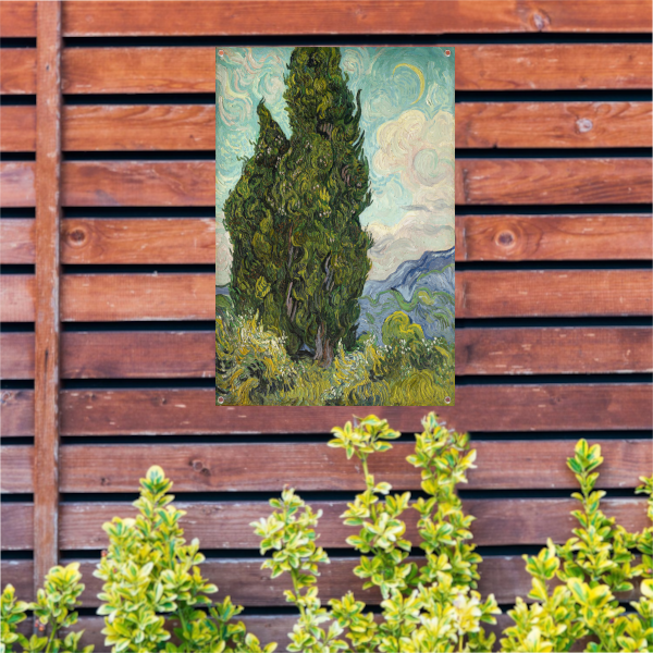 Cypresses - Vincent van Gogh tuinposter