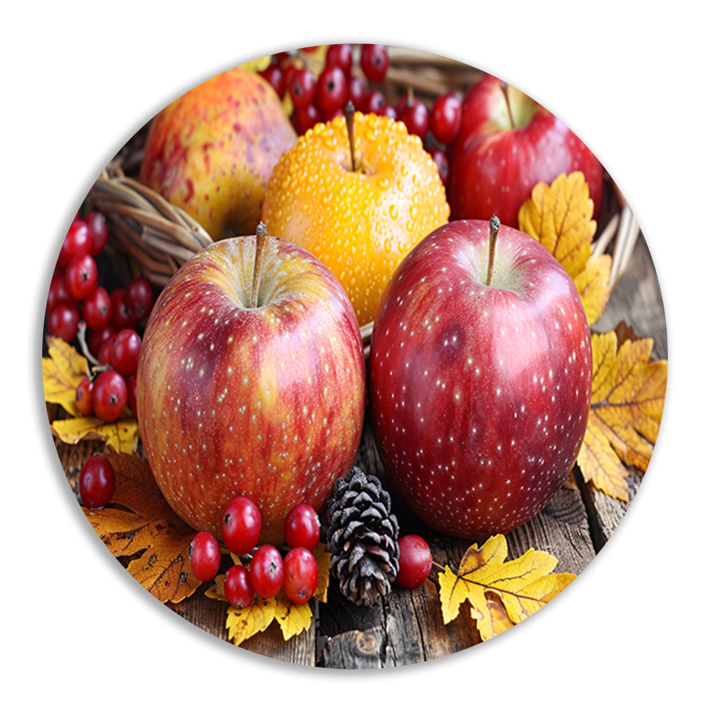 Stilleven met appels en bessen forex muurcirkel