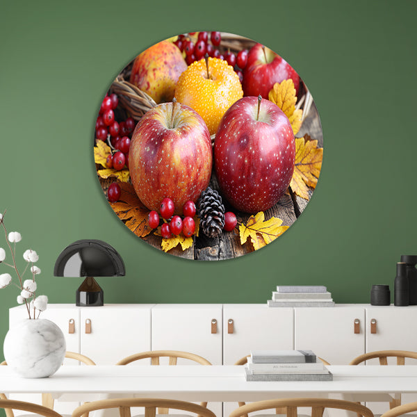 Stilleven met appels en bessen forex muurcirkel
