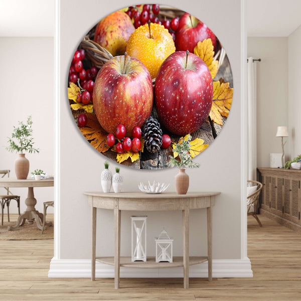 Stilleven met appels en bessen forex muurcirkel