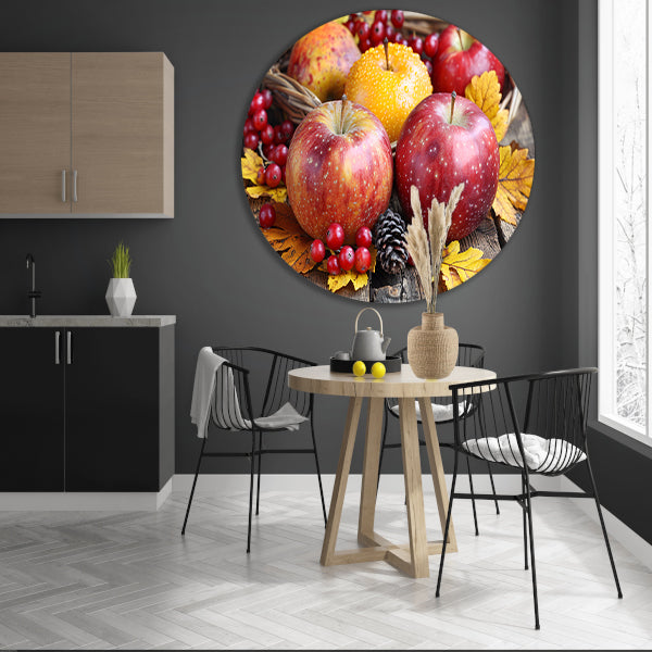 Stilleven met appels en bessen forex muurcirkel