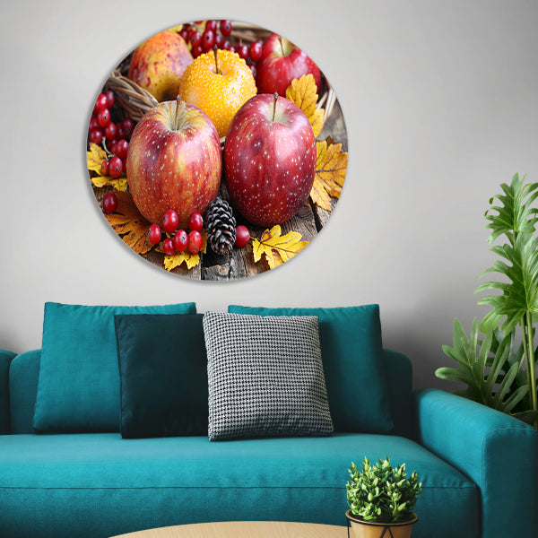 Stilleven met appels en bessen forex muurcirkel