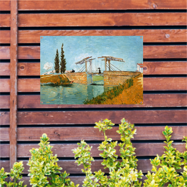 De ophaalbrug - Vincent van Gogh tuinposter