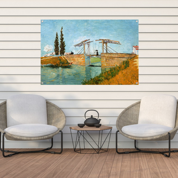 De ophaalbrug - Vincent van Gogh tuinposter
