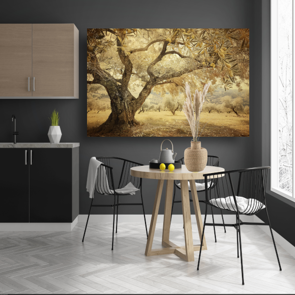 Olijfboom onder Provençaalse hemel poster