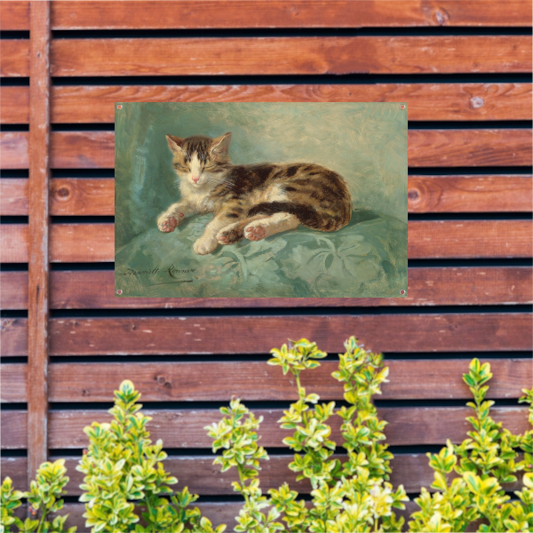 Katten dutje - Henriëtte Ronner-Knip tuinposter