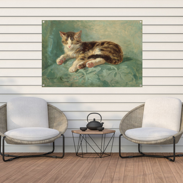 Katten dutje - Henriëtte Ronner-Knip tuinposter