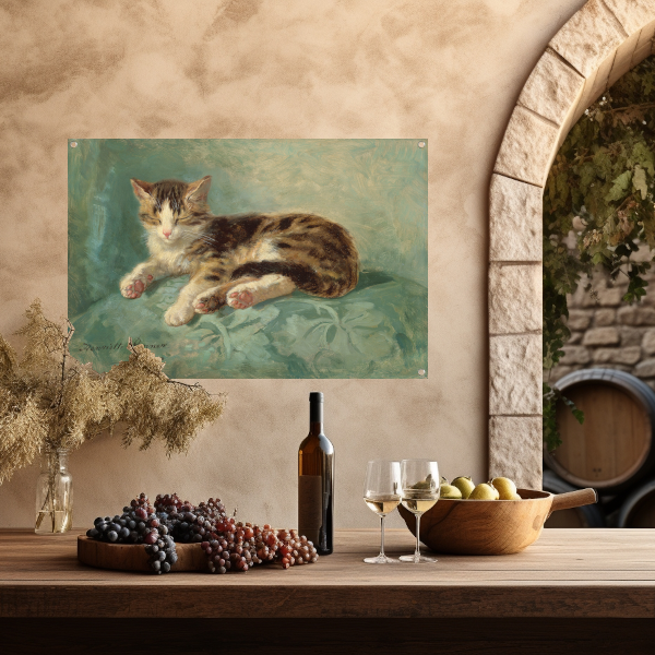 Katten dutje - Henriëtte Ronner-Knip tuinposter
