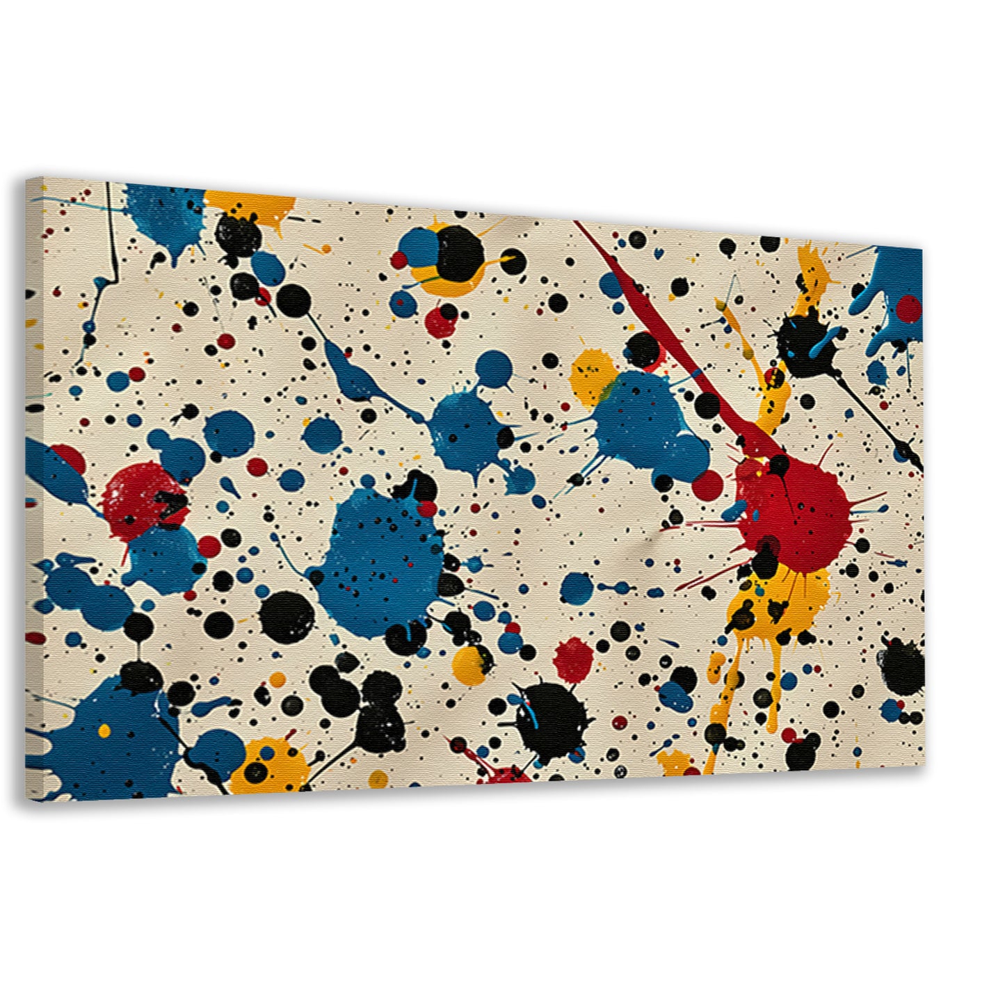 Abstract kleurexplosie canvas