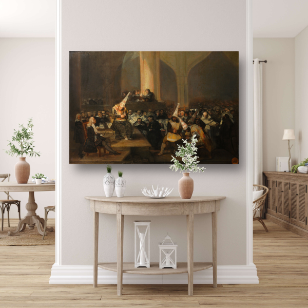 Scene of the Inquisition - Francisco Goya acrylglas