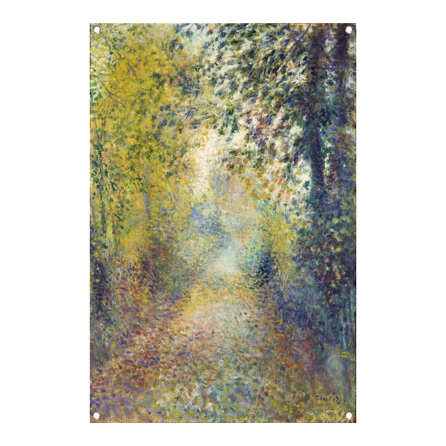 In het bos - Pierre-Auguste Renoir tuinposter