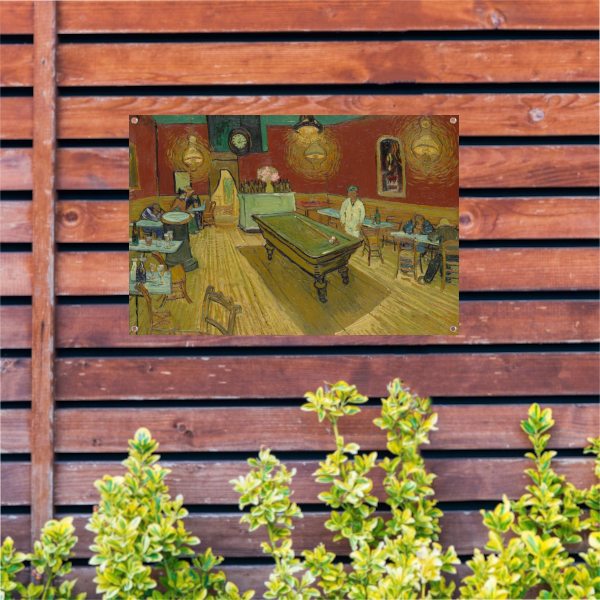 Het Nachtcafé - Vincent van Gogh tuinposter