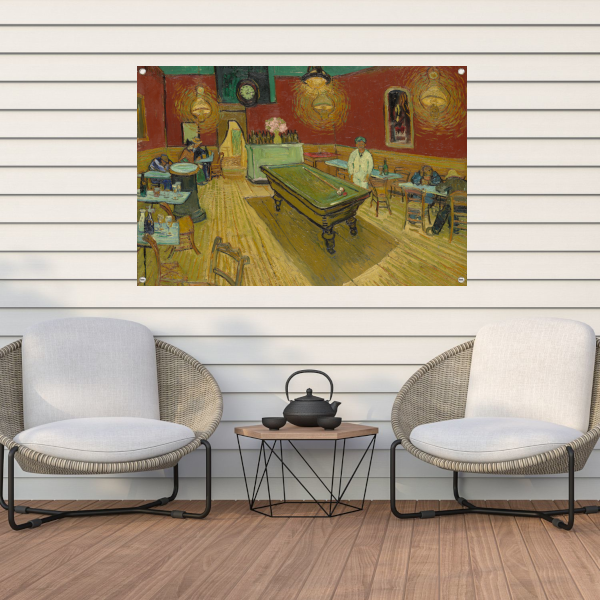 Het Nachtcafé - Vincent van Gogh tuinposter
