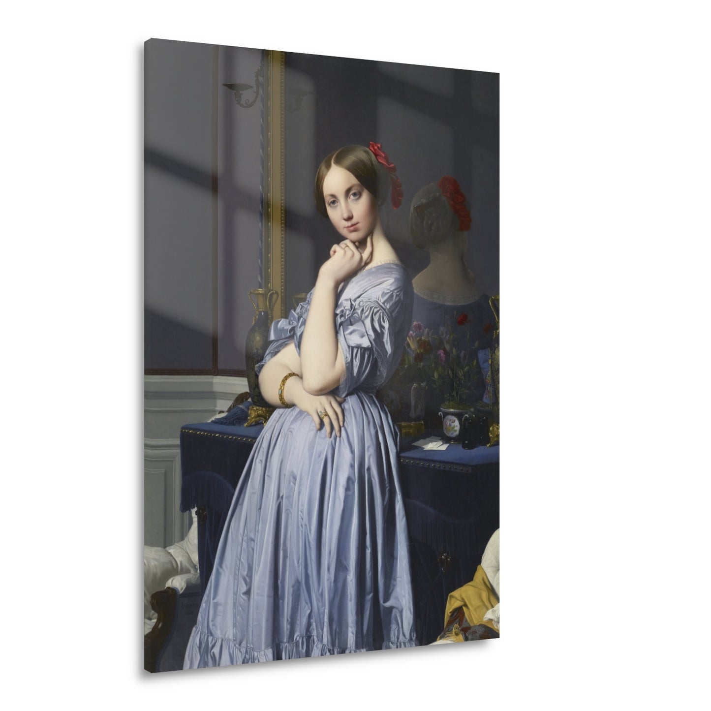 Portret van Comtesse dHaussonville - Jean-Auguste-Dominique Ingres Acrylglas