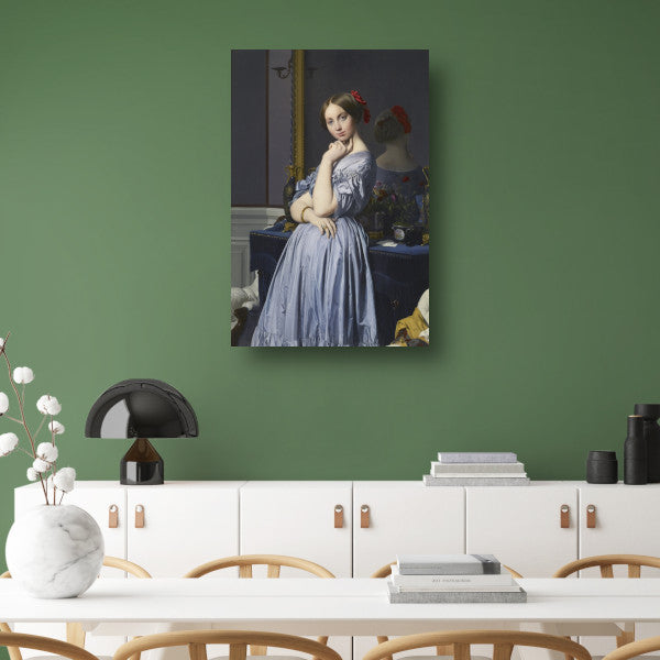 Portret van Comtesse dHaussonville - Jean-Auguste-Dominique Ingres poster