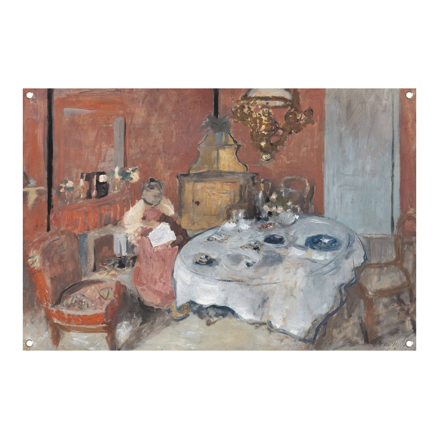 De eetkamer - Edouard Vuillard tuinposter