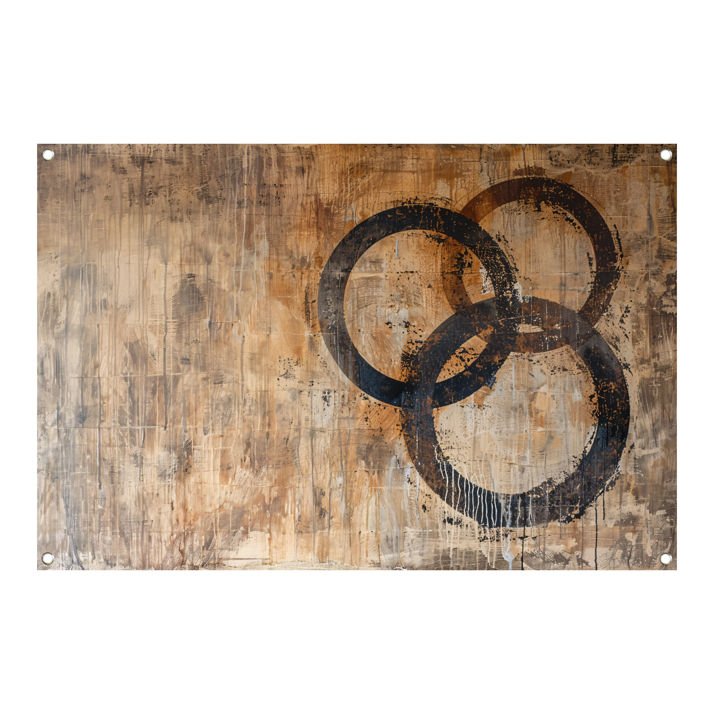Abstracte Interpretatie van Olympische Eenheid tuinposter