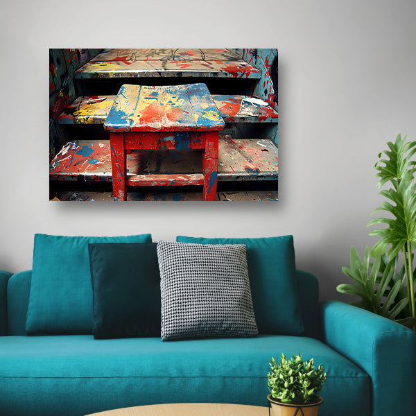 Piet Mondriaan Abstract Trap poster