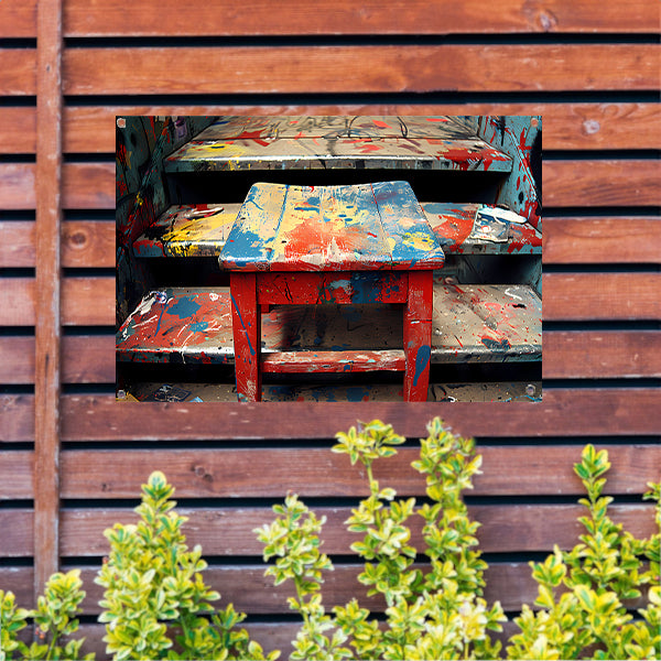Piet Mondriaan Abstract Trap tuinposter