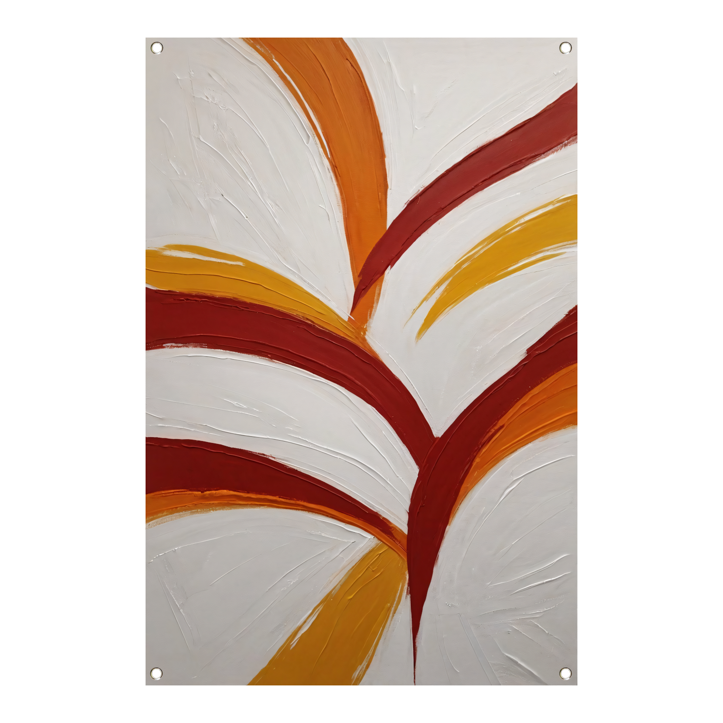 Abstract Swirls of Warmth and Energy tuinposter