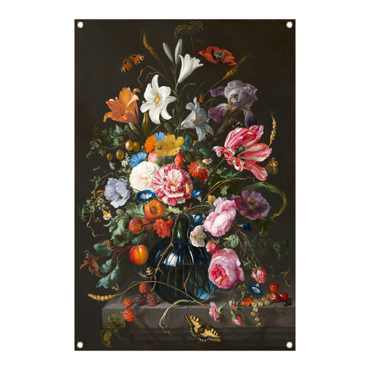 Vaas met bloemen - Jan Davidsz. de Heem tuinposter
