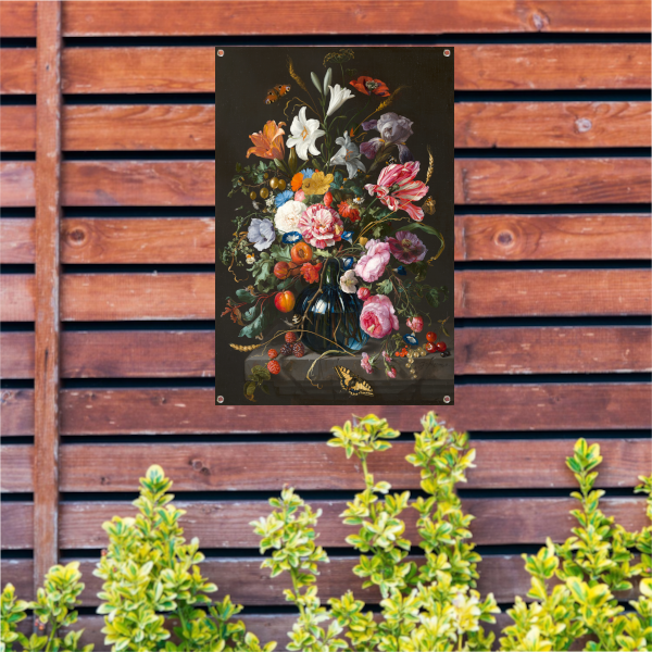 Vaas met bloemen - Jan Davidsz. de Heem tuinposter