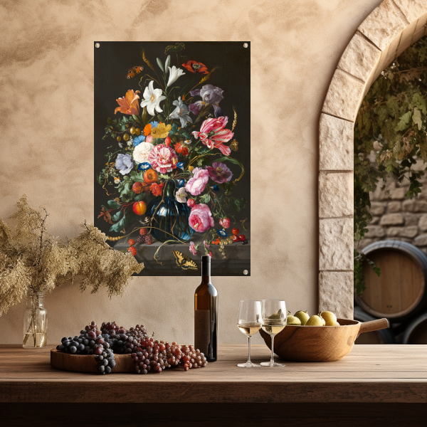 Vaas met bloemen - Jan Davidsz. de Heem tuinposter