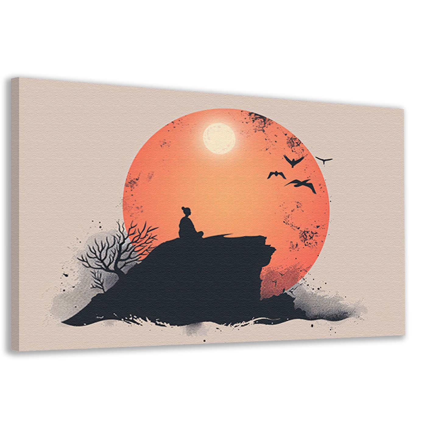 Nachtlandschap met sterrenhemel, Van Gogh canvas