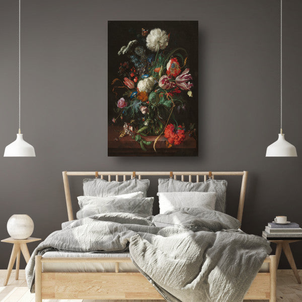 Vaas met bloemen - Jan Davidsz. de Heem poster