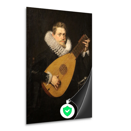 Luitspeler - Peter Paul Rubens poster