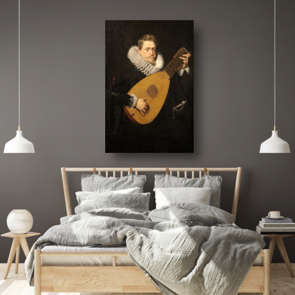 Luitspeler - Peter Paul Rubens poster