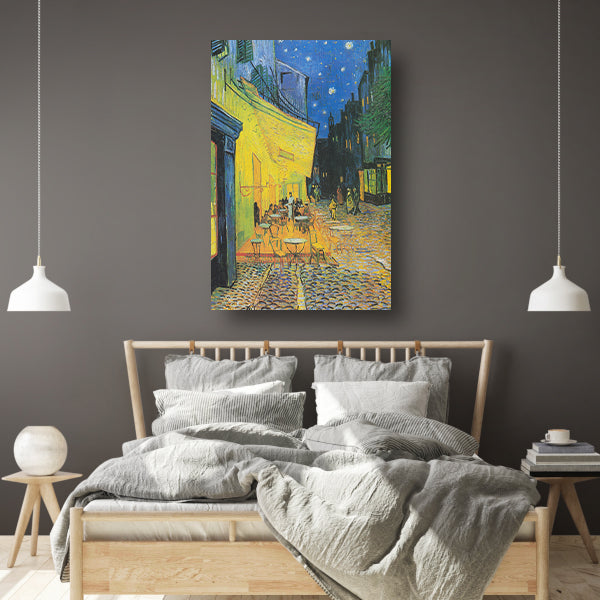Caféterras bij nacht - Vincent van Gogh poster