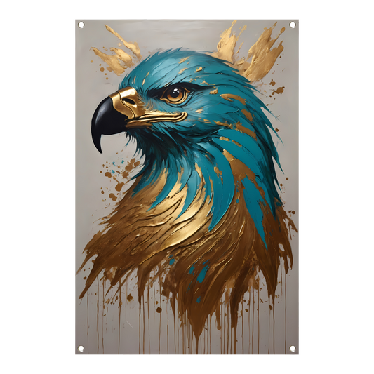 De Majestueuze Gouden Adelaar tuinposter