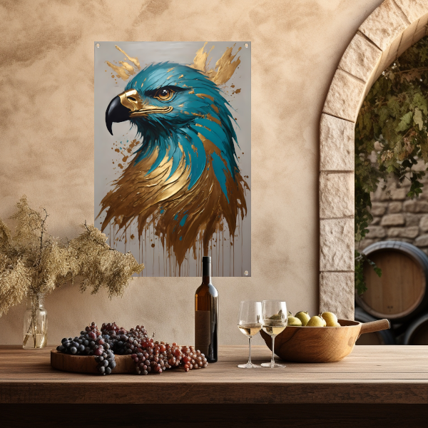 De Majestueuze Gouden Adelaar tuinposter